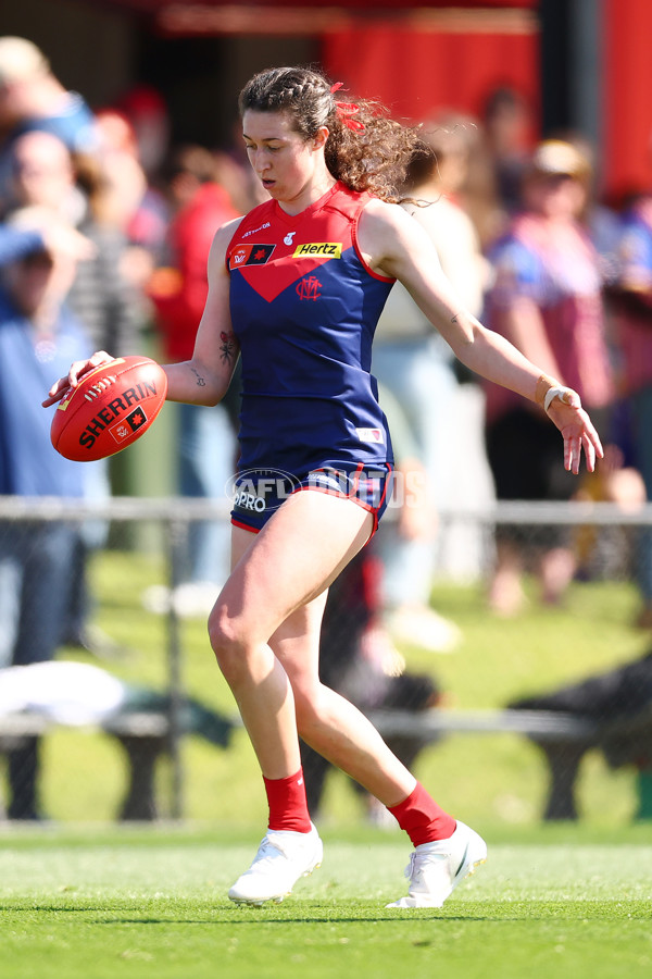 AFLW 2024 Round 02 - Melbourne v Brisbane - A-53734313