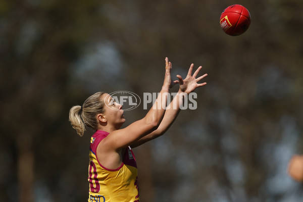 AFLW 2024 Round 02 - Melbourne v Brisbane - A-53735549