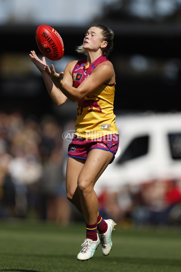 AFLW 2024 Round 02 - Melbourne v Brisbane - A-53735558