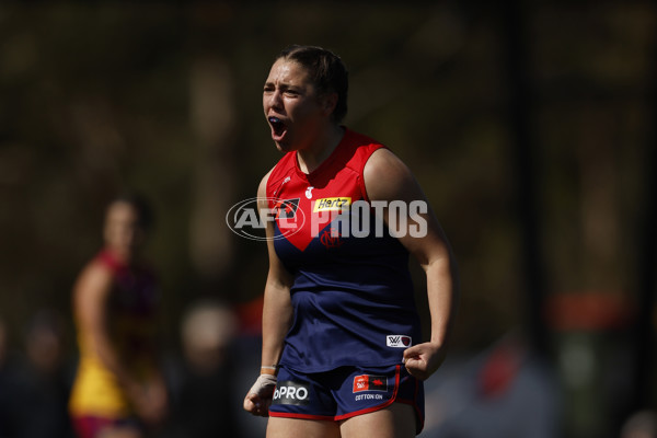 AFLW 2024 Round 02 - Melbourne v Brisbane - A-53735605