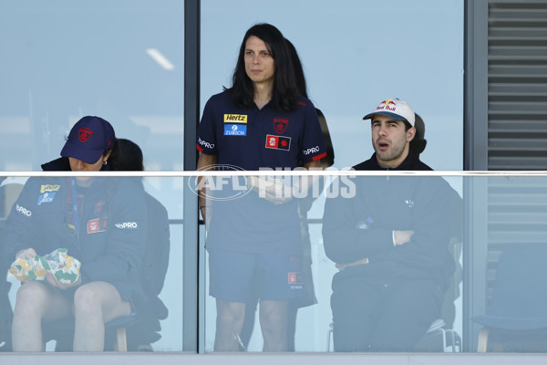 AFLW 2024 Round 02 - Melbourne v Brisbane - A-53735621