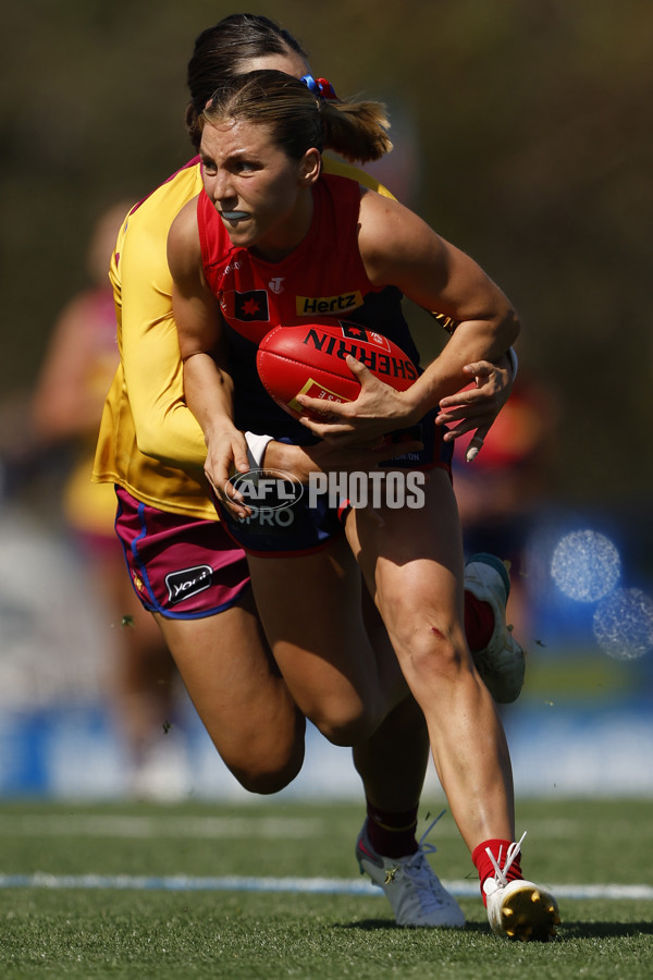 AFLW 2024 Round 02 - Melbourne v Brisbane - A-53735632
