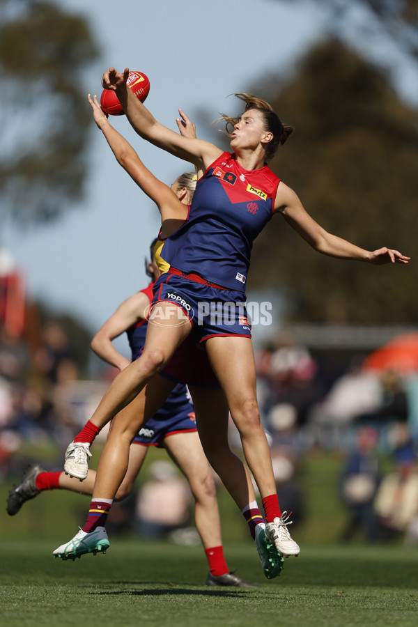 AFLW 2024 Round 02 - Melbourne v Brisbane - A-53737059