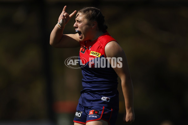 AFLW 2024 Round 02 - Melbourne v Brisbane - A-53737065