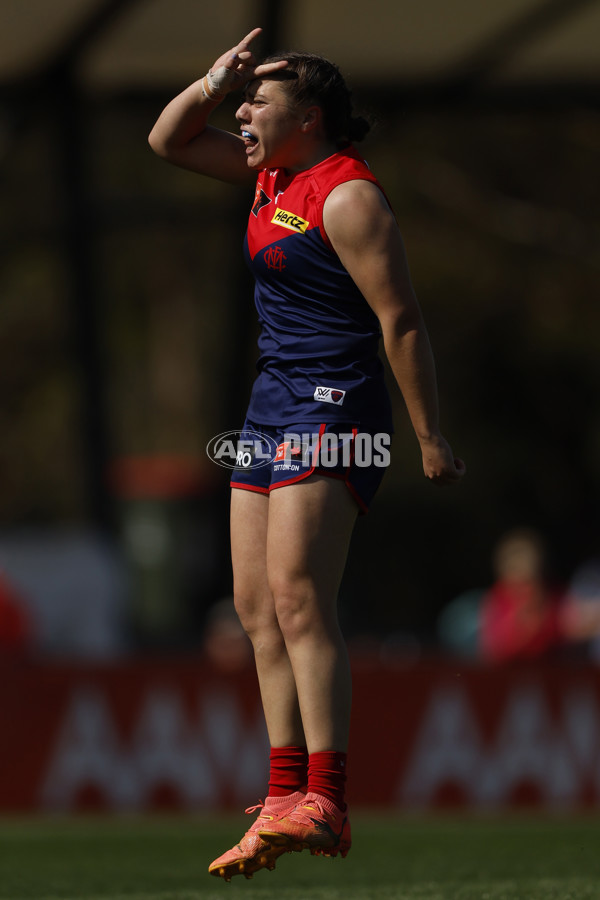 AFLW 2024 Round 02 - Melbourne v Brisbane - A-53737069