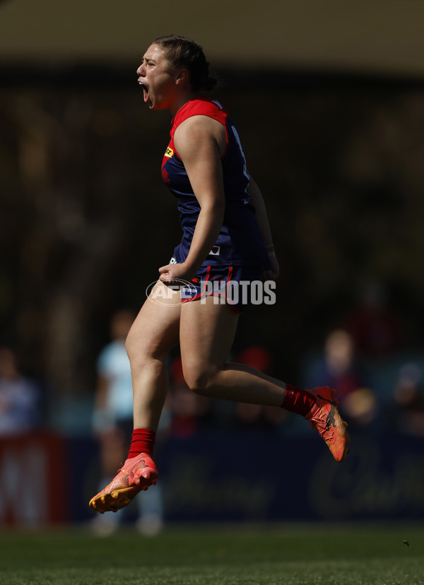 AFLW 2024 Round 02 - Melbourne v Brisbane - A-53737070