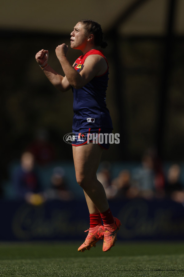 AFLW 2024 Round 02 - Melbourne v Brisbane - A-53737071