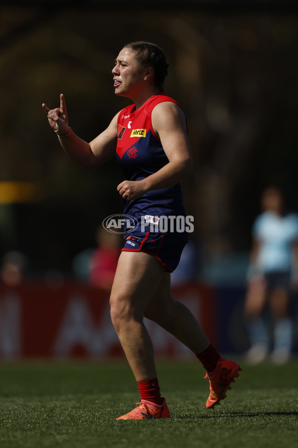 AFLW 2024 Round 02 - Melbourne v Brisbane - A-53737072