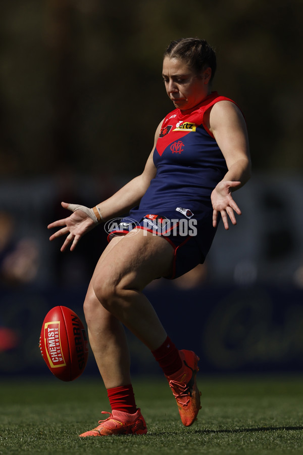 AFLW 2024 Round 02 - Melbourne v Brisbane - A-53737076