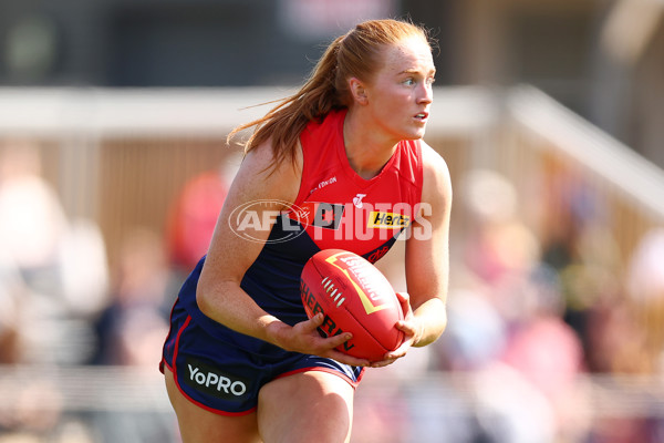 AFLW 2024 Round 02 - Melbourne v Brisbane - A-53737087