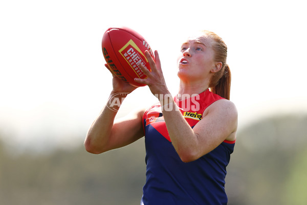 AFLW 2024 Round 02 - Melbourne v Brisbane - A-53737090