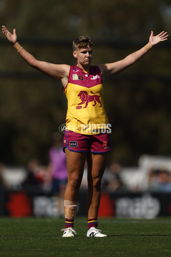 AFLW 2024 Round 02 - Melbourne v Brisbane - A-53737110