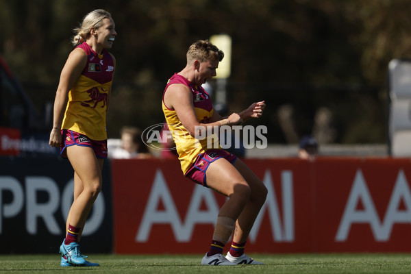 AFLW 2024 Round 02 - Melbourne v Brisbane - A-53737138