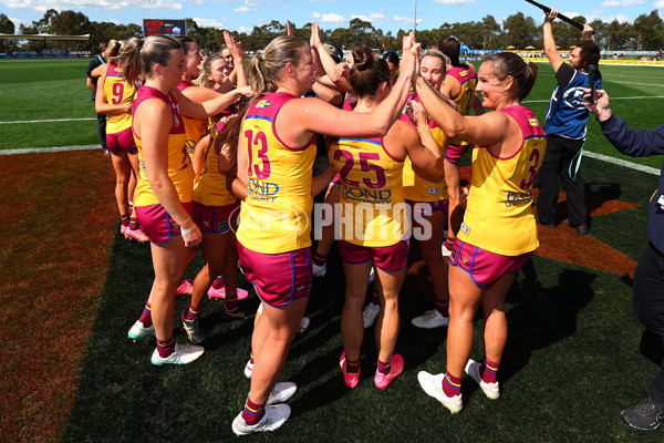 AFLW 2024 Round 02 - Melbourne v Brisbane - A-53738620