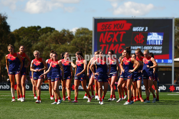 AFLW 2024 Round 02 - Melbourne v Brisbane - A-53738629