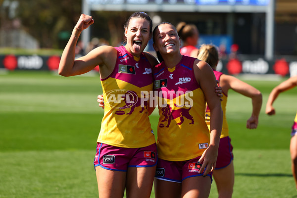 AFLW 2024 Round 02 - Melbourne v Brisbane - A-53738630