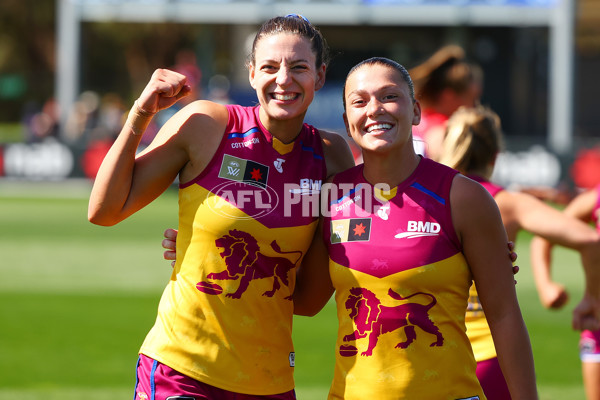 AFLW 2024 Round 02 - Melbourne v Brisbane - A-53738631