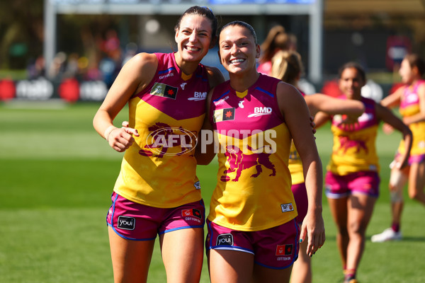 AFLW 2024 Round 02 - Melbourne v Brisbane - A-53739991