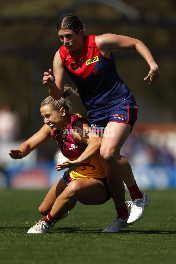 AFLW 2024 Round 02 - Melbourne v Brisbane - A-53740021