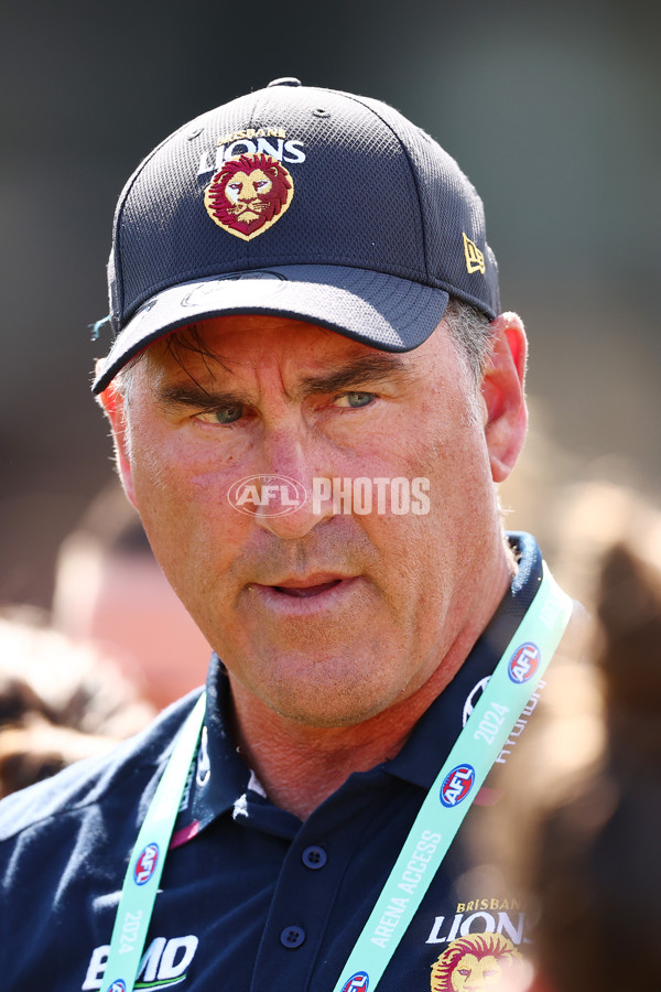 AFLW 2024 Round 02 - Melbourne v Brisbane - A-53742637
