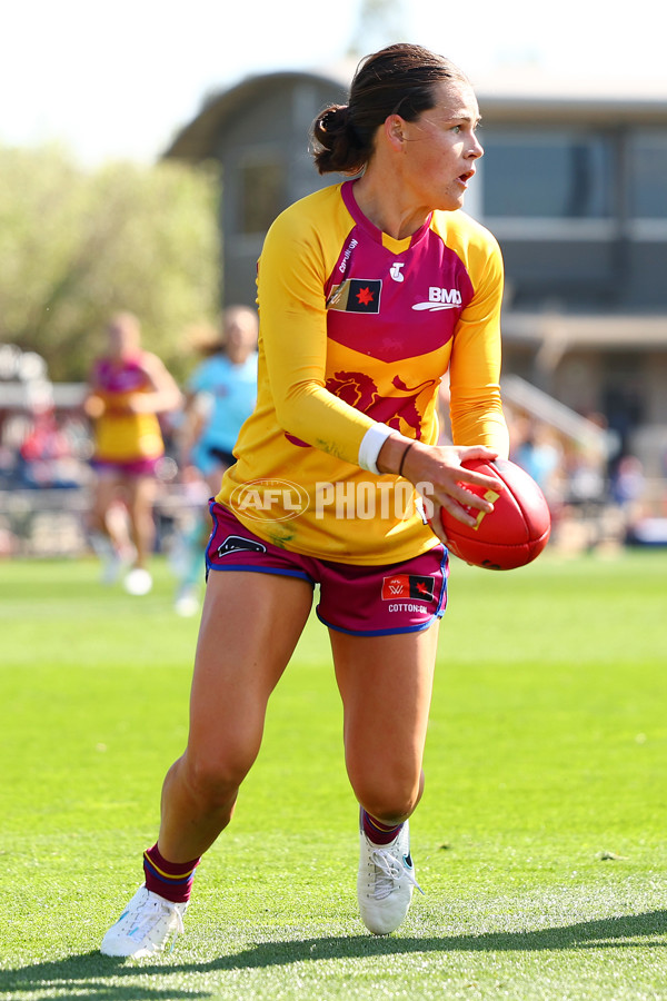 AFLW 2024 Round 02 - Melbourne v Brisbane - A-53742640