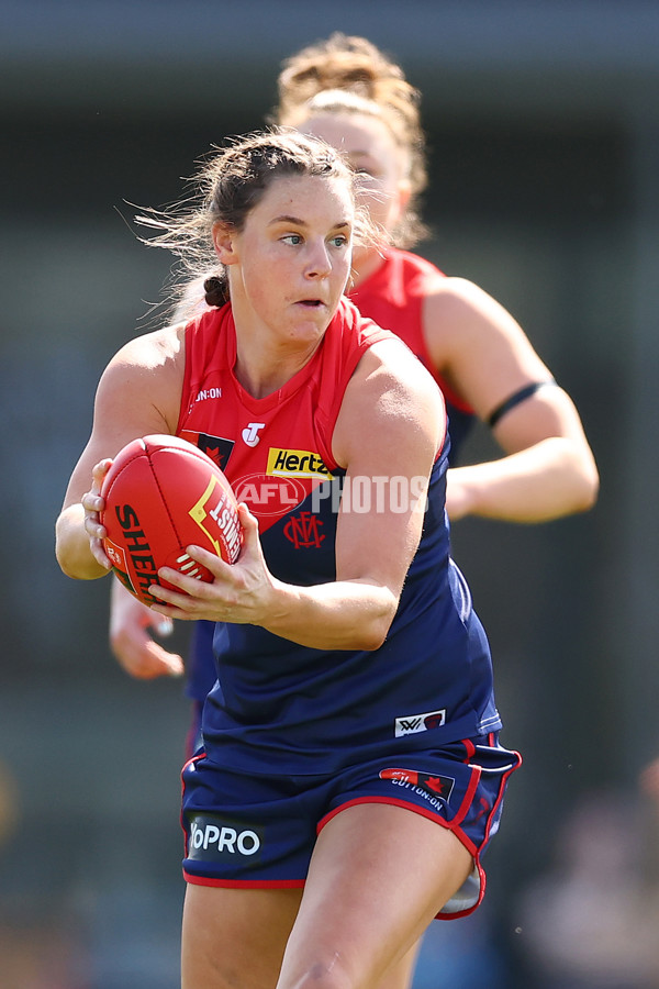 AFLW 2024 Round 02 - Melbourne v Brisbane - A-53742644