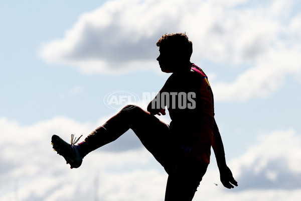 AFLW 2024 Round 02 - Melbourne v Brisbane - A-53743720