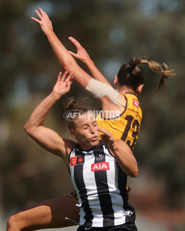 AFLW 2024 Round 02 - Collingwood v Hawthorn - A-53743791