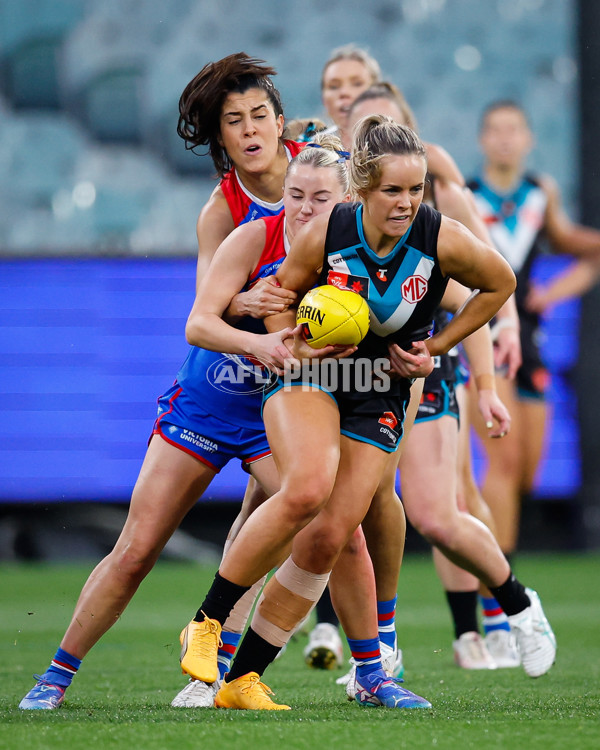 AFLW 2024 Round 02 - Western Bulldogs v Port Adelaide - A-53743815