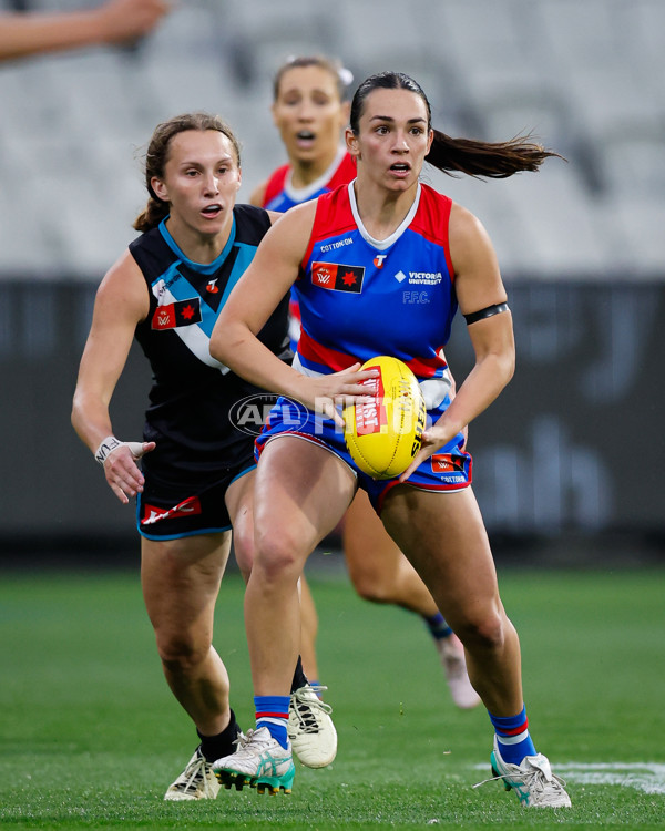 AFLW 2024 Round 02 - Western Bulldogs v Port Adelaide - A-53745292