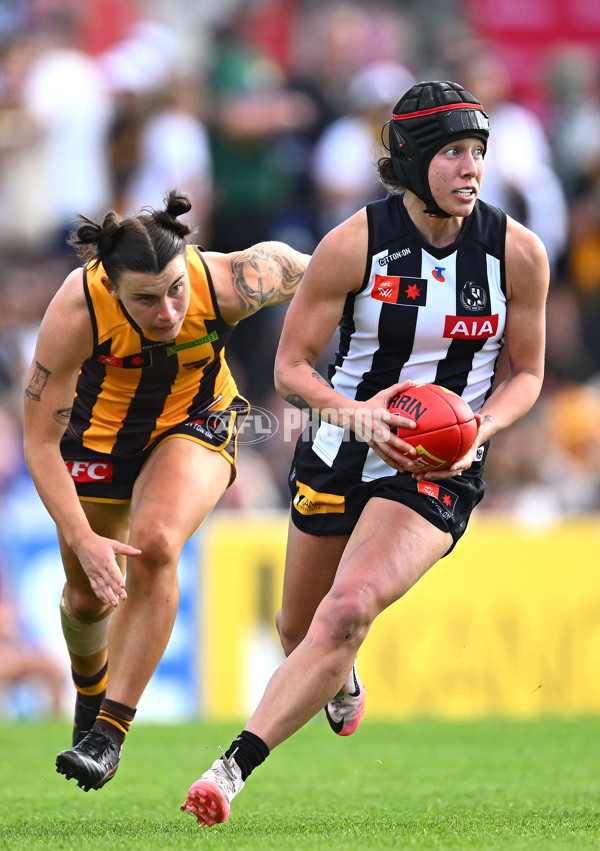 AFLW 2024 Round 02 - Collingwood v Hawthorn - A-53749377