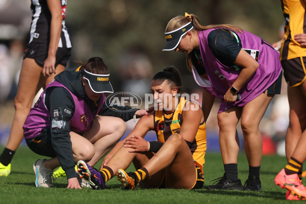 AFLW 2024 Round 02 - Collingwood v Hawthorn - A-53751706