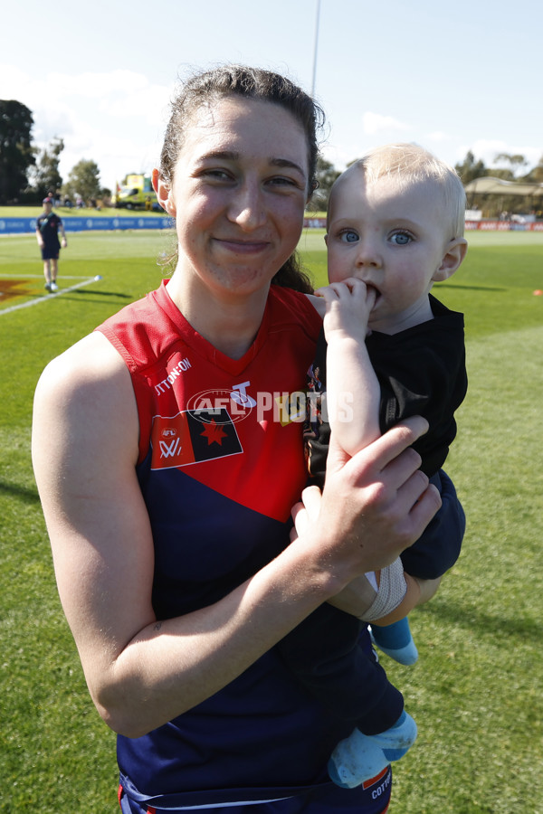 AFLW 2024 Round 02 - Melbourne v Brisbane - A-53753539