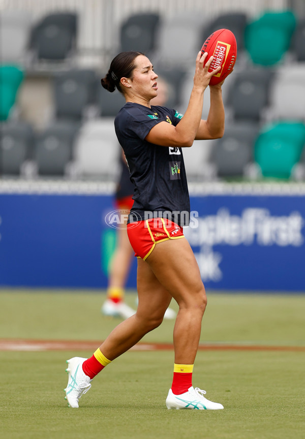 AFLW 2024 Round 02 - Gold Coast v Carlton - A-53789625