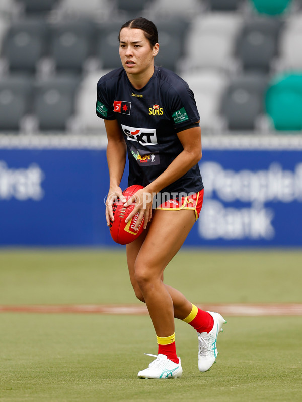 AFLW 2024 Round 02 - Gold Coast v Carlton - A-53790298