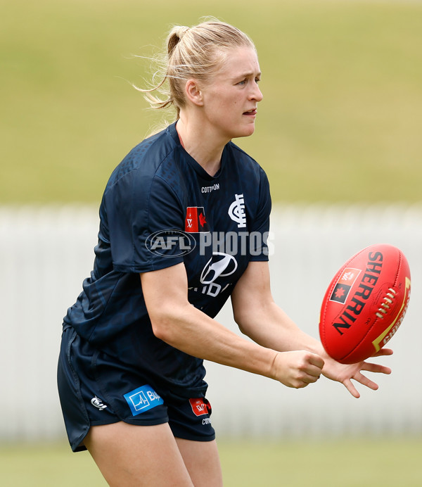 AFLW 2024 Round 02 - Gold Coast v Carlton - A-53790315