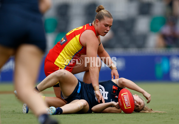 AFLW 2024 Round 02 - Gold Coast v Carlton - A-53790360