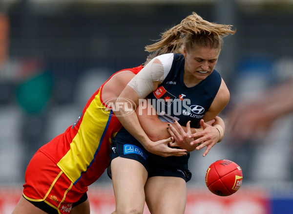 AFLW 2024 Round 02 - Gold Coast v Carlton - A-53790361