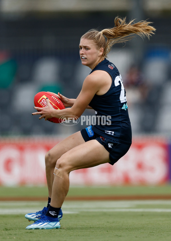 AFLW 2024 Round 02 - Gold Coast v Carlton - A-53790362