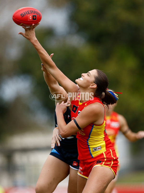 AFLW 2024 Round 02 - Gold Coast v Carlton - A-53790366