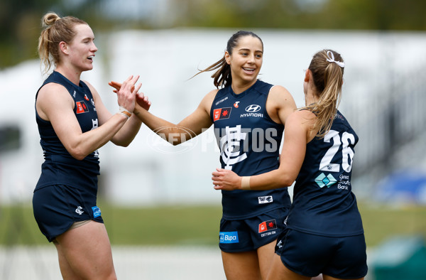 AFLW 2024 Round 02 - Gold Coast v Carlton - A-53793021