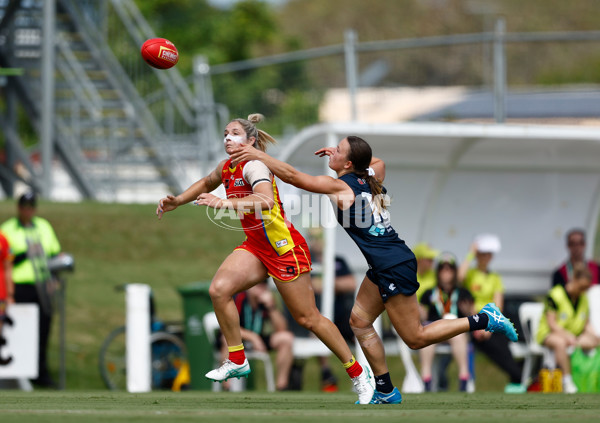 AFLW 2024 Round 02 - Gold Coast v Carlton - A-53794963