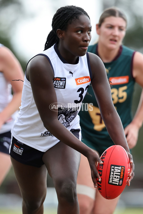 Coates League Girls 2024 Quarter Final - Tasmania Devils v Geelong Falcons - A-53794983