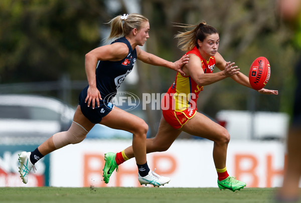 AFLW 2024 Round 02 - Gold Coast v Carlton - A-53795461