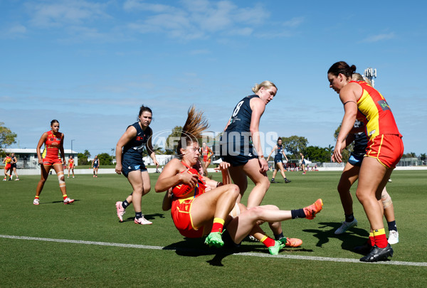 AFLW 2024 Round 02 - Gold Coast v Carlton - A-53797585