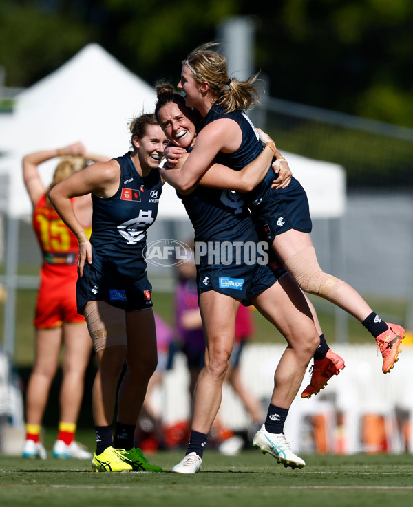 AFLW 2024 Round 02 - Gold Coast v Carlton - A-53798028