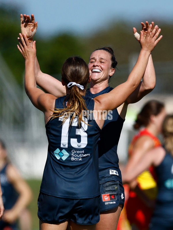 AFLW 2024 Round 02 - Gold Coast v Carlton - A-53800421