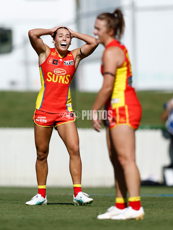 AFLW 2024 Round 02 - Gold Coast v Carlton - A-53800433