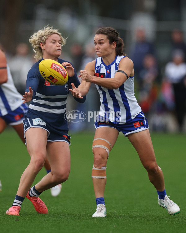 AFLW 2024 Round 02 - North Melbourne v Geelong - A-53803359