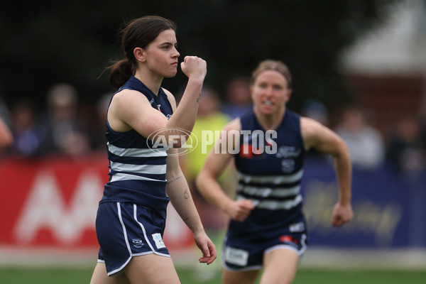 AFLW 2024 Round 02 - North Melbourne v Geelong - A-53806139